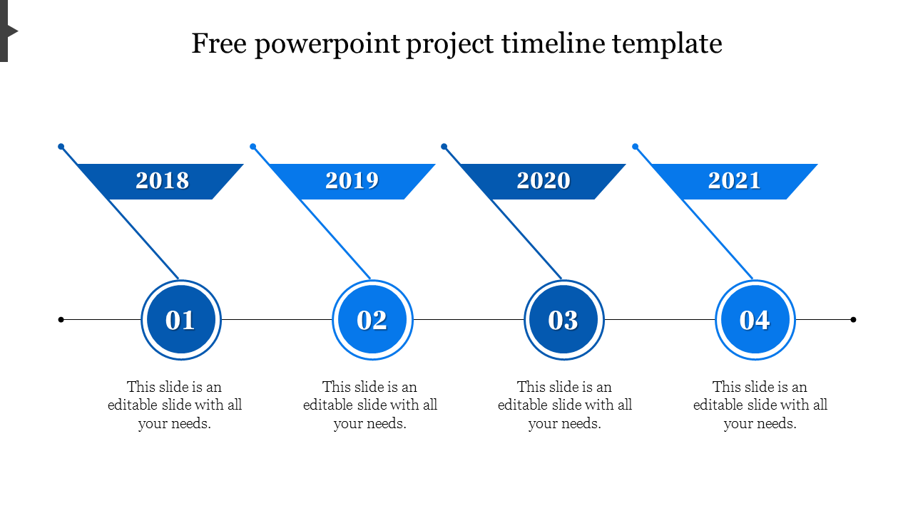 Free - Create Free PowerPoint Project Timeline Template Design